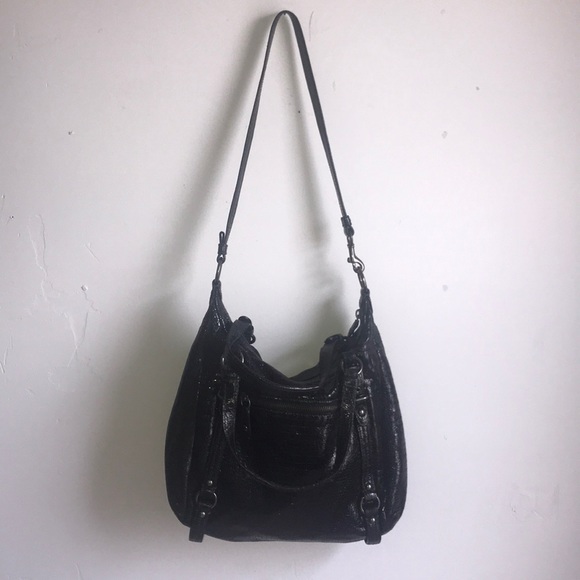 COACH Crocodile Embossed Leather Bag - Picture 3 of 8